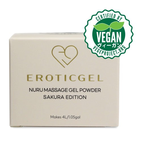 Eroticgel | Nuru Massage Powder - Sakura Version Made in Japan 40g - Makes 4 Litres