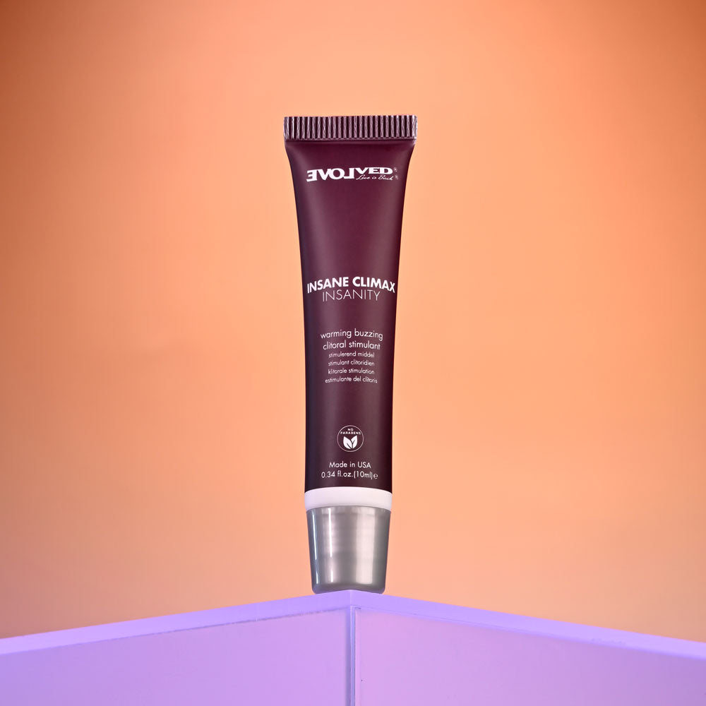 Evolved INSANE CLIMAX - INSANITY - Warming Buzzing Clitoral Stimulation Gel 10ml