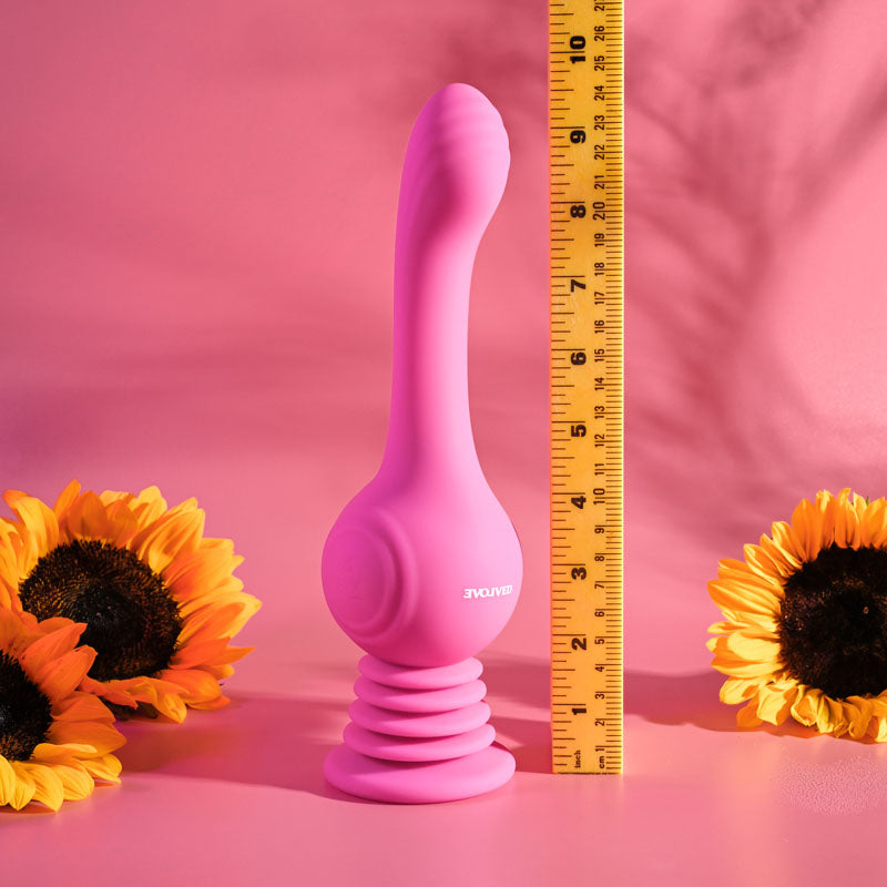 Evolved GYRO VIBE Pink 24.8cm USB Rechargeable Super Vibrator