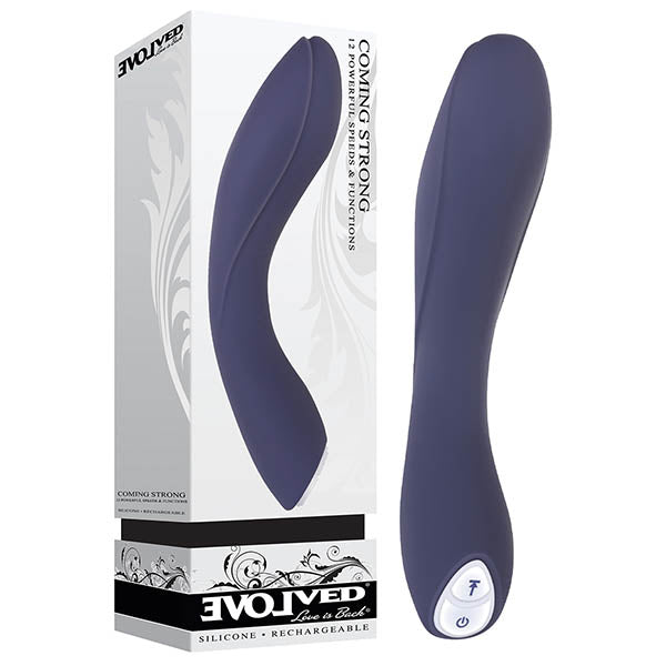 Evolved Coming Strong - Navy Blue 119cm (7.5") Vibrator