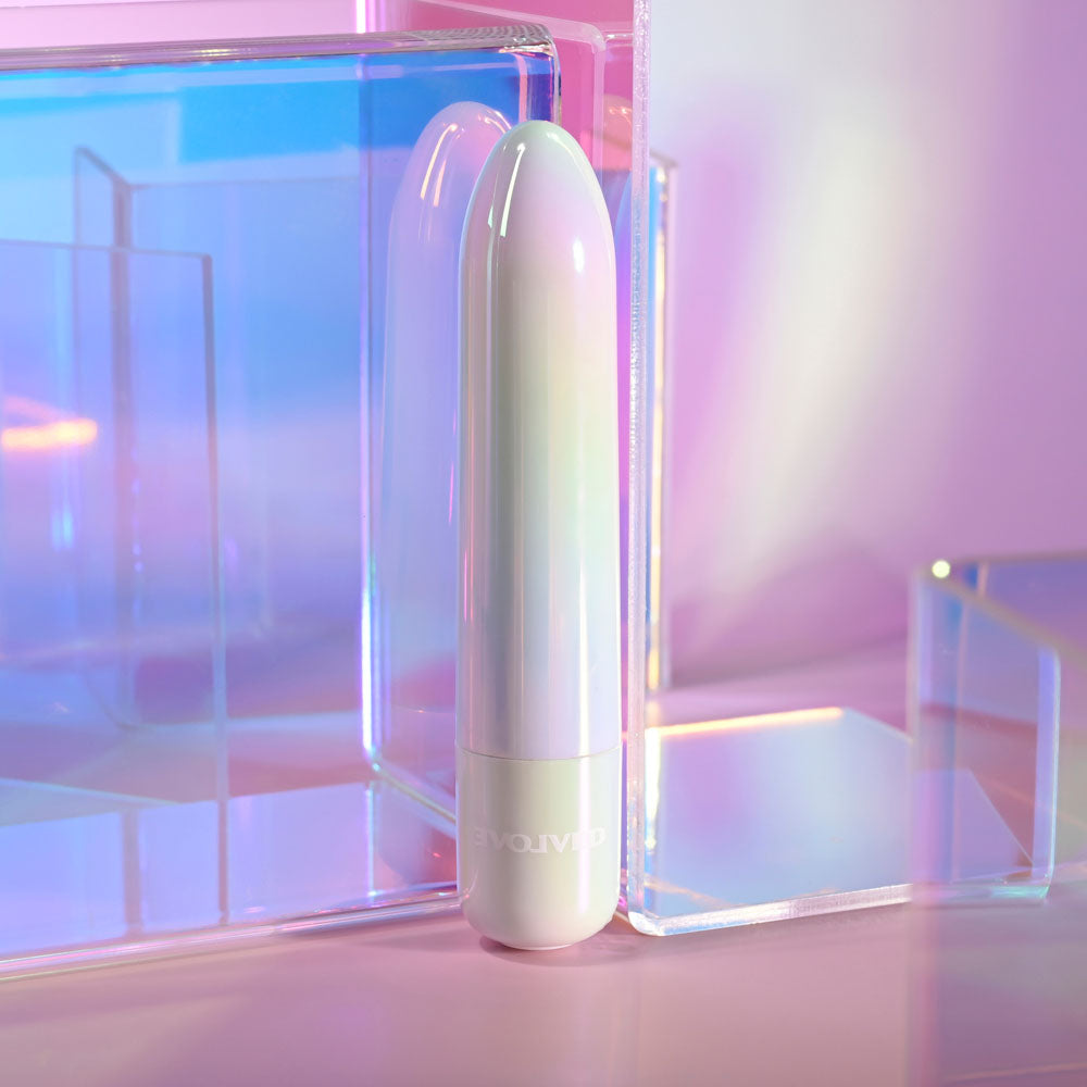 Evolved EASY DOES IT - Pearlescent White 10cm Bullet Vibrator