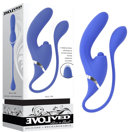 Evolved ALL IN - Purple Triple Stimulating Vibrator