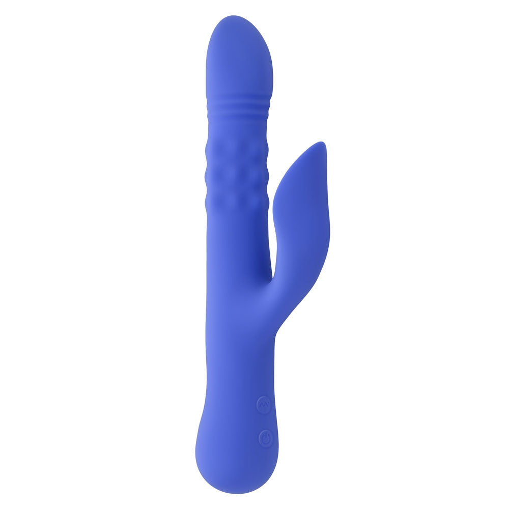 Evolved POP GOES THE O - Purple 24.7cm  Thrusting & Bulging Rabbit Vibrator