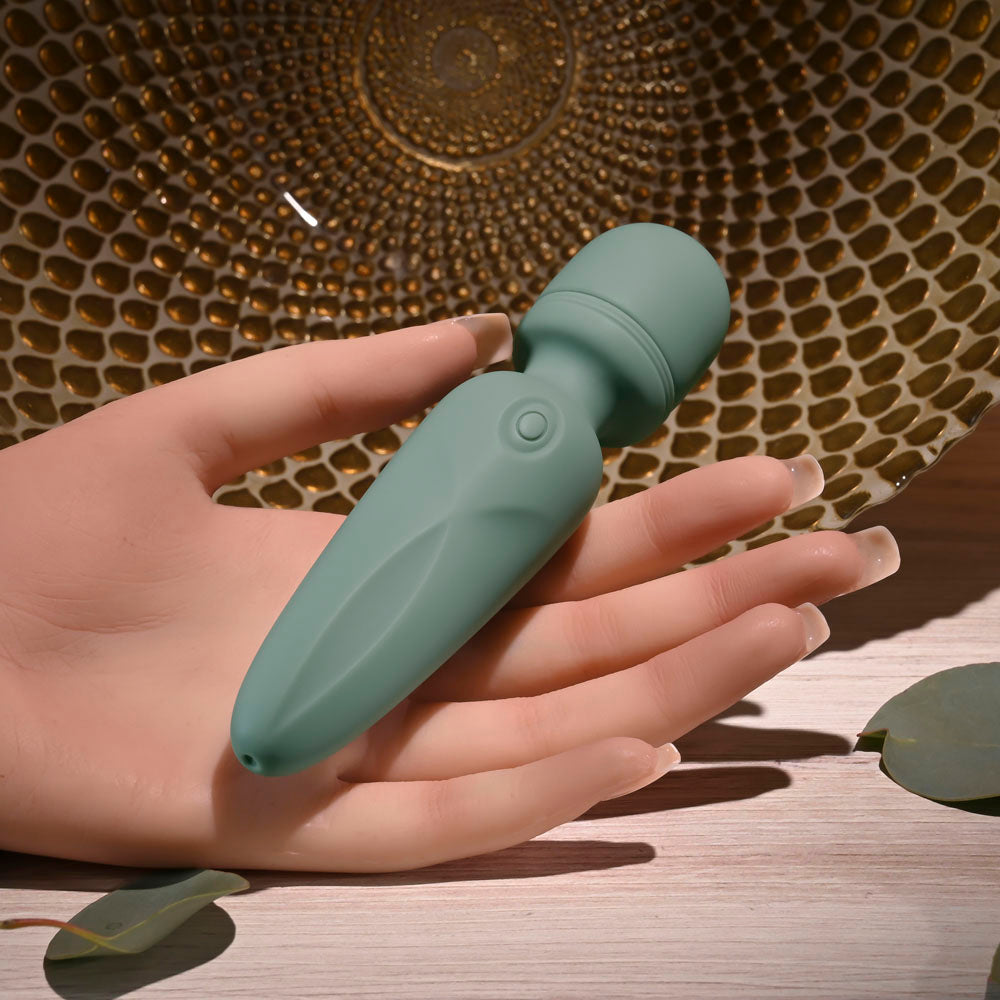Evolved RUMBLE WAND - Olive Greeb 13.4cm Mini Massage Wand