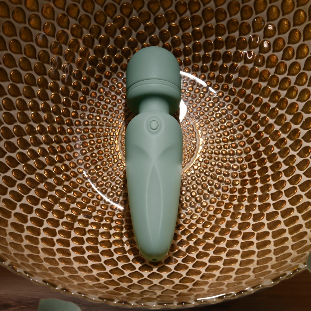 Evolved RUMBLE WAND - Olive Greeb 13.4cm Mini Massage Wand