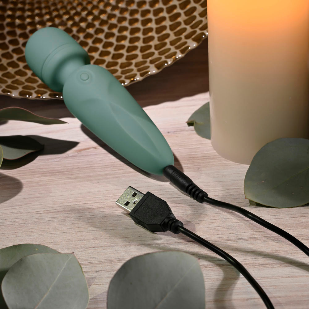 Evolved RUMBLE WAND - Olive Greeb 13.4cm Mini Massage Wand