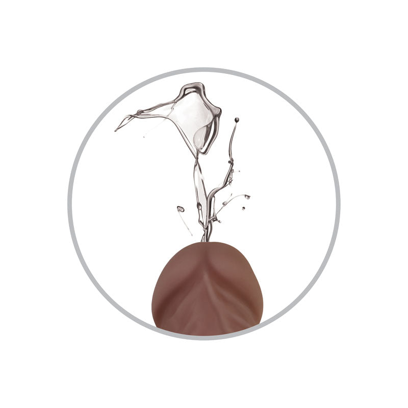 Evolved Big Shot - Brown 20.3cm (8") Squirting Dildo Vibrator