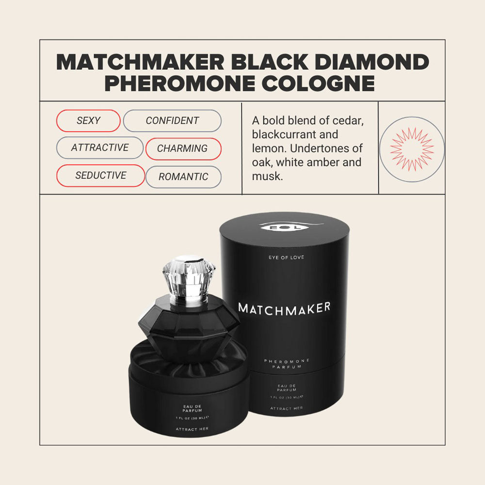 Eye Of Love Matchmaker Pheromone Body Spray Black Diamond Attract Her 30ml