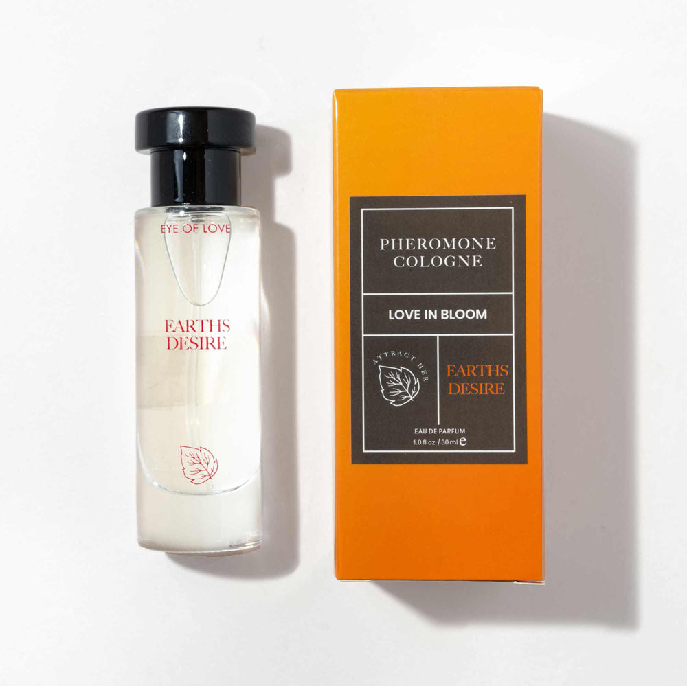 Eye Of Love Bloom Pheromone Earths Desire Cologne for Men to attract Women 30ml