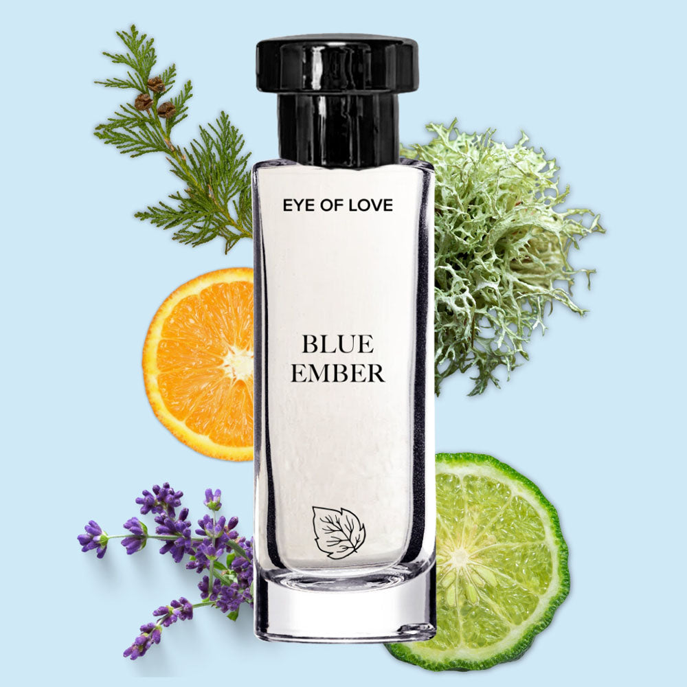 Eye Of Love Bloom Pheromone Body Spray Blue Ember Cologne Men to attract Women 30ml