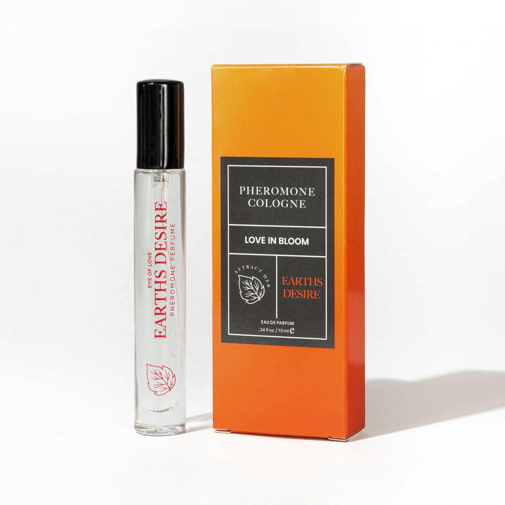 Eye Of Love Bloom Pheromone Earths Desire Cologne for Men to attract Women 10ml