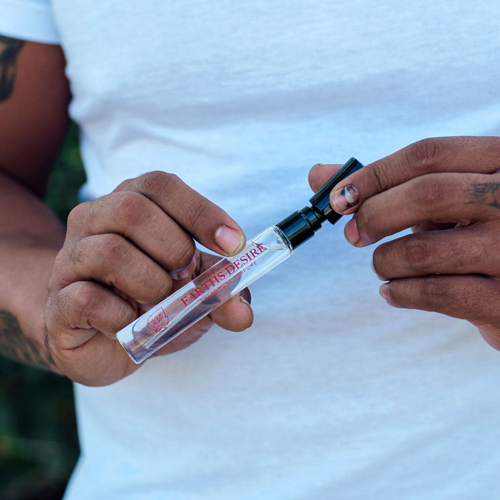 Eye Of Love Bloom Pheromone Earths Desire Cologne for Men to attract Women 10ml