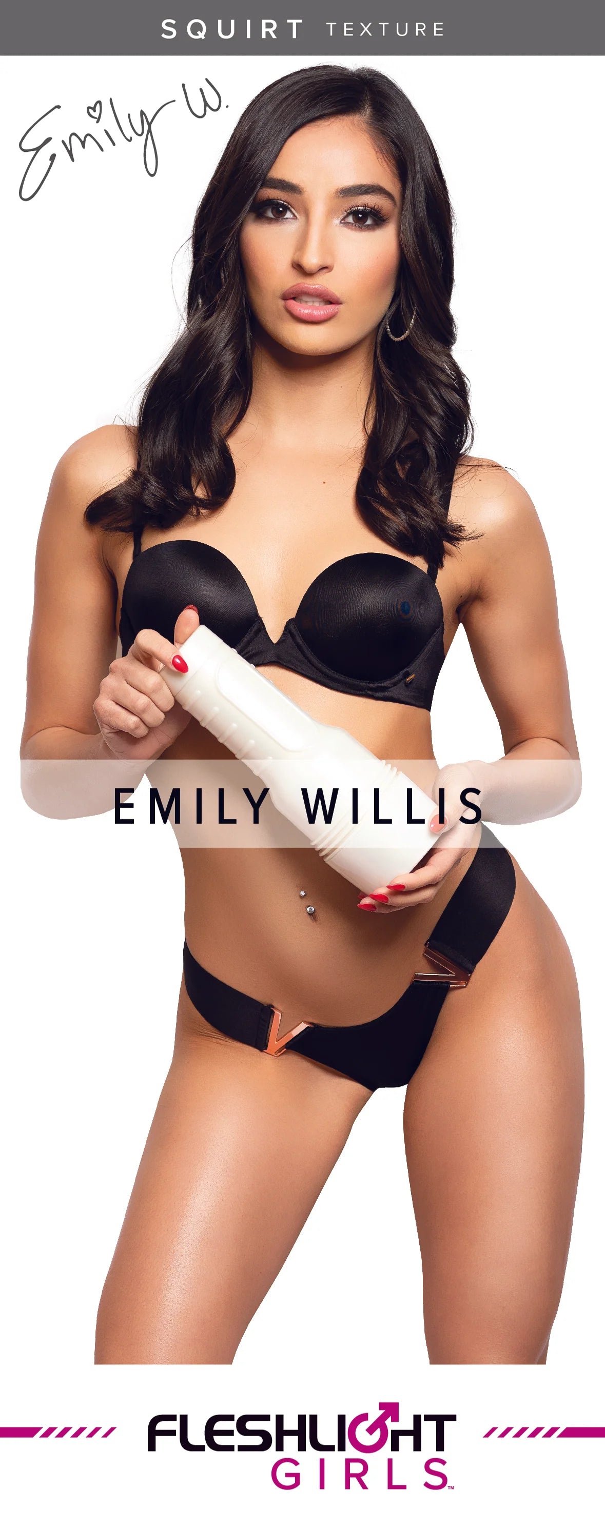 Fleshlight Girls Emily Willis Squirt Vagina Masturbator
