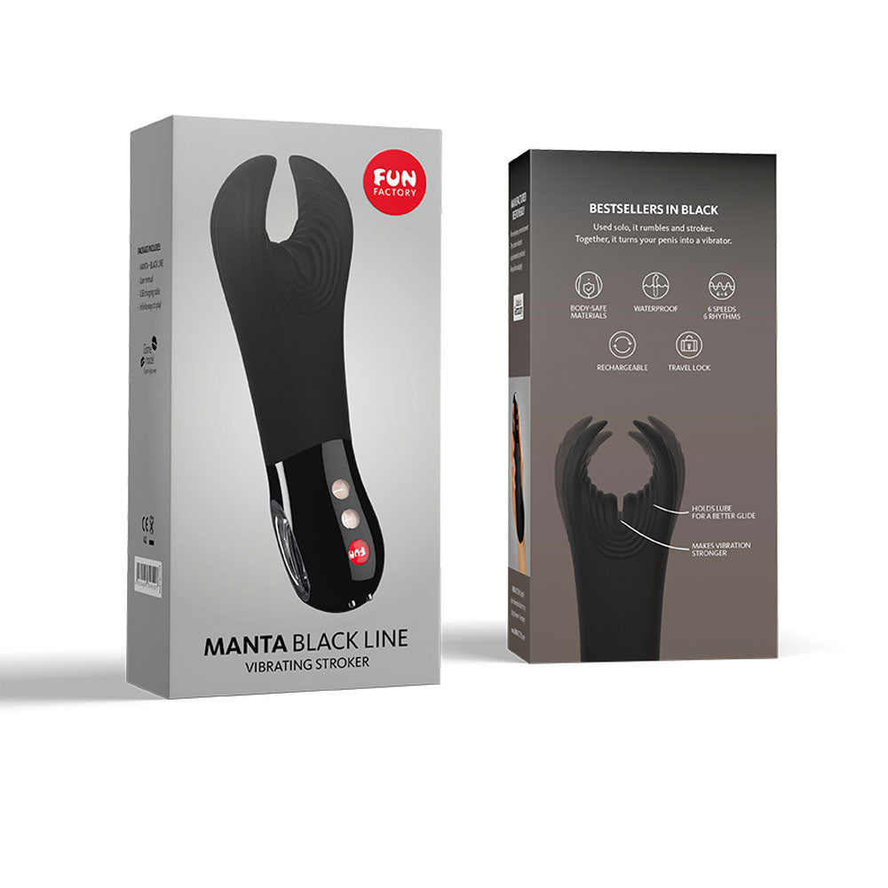 Fun Factory Manta Vibrating Stroker Couples Vibrator