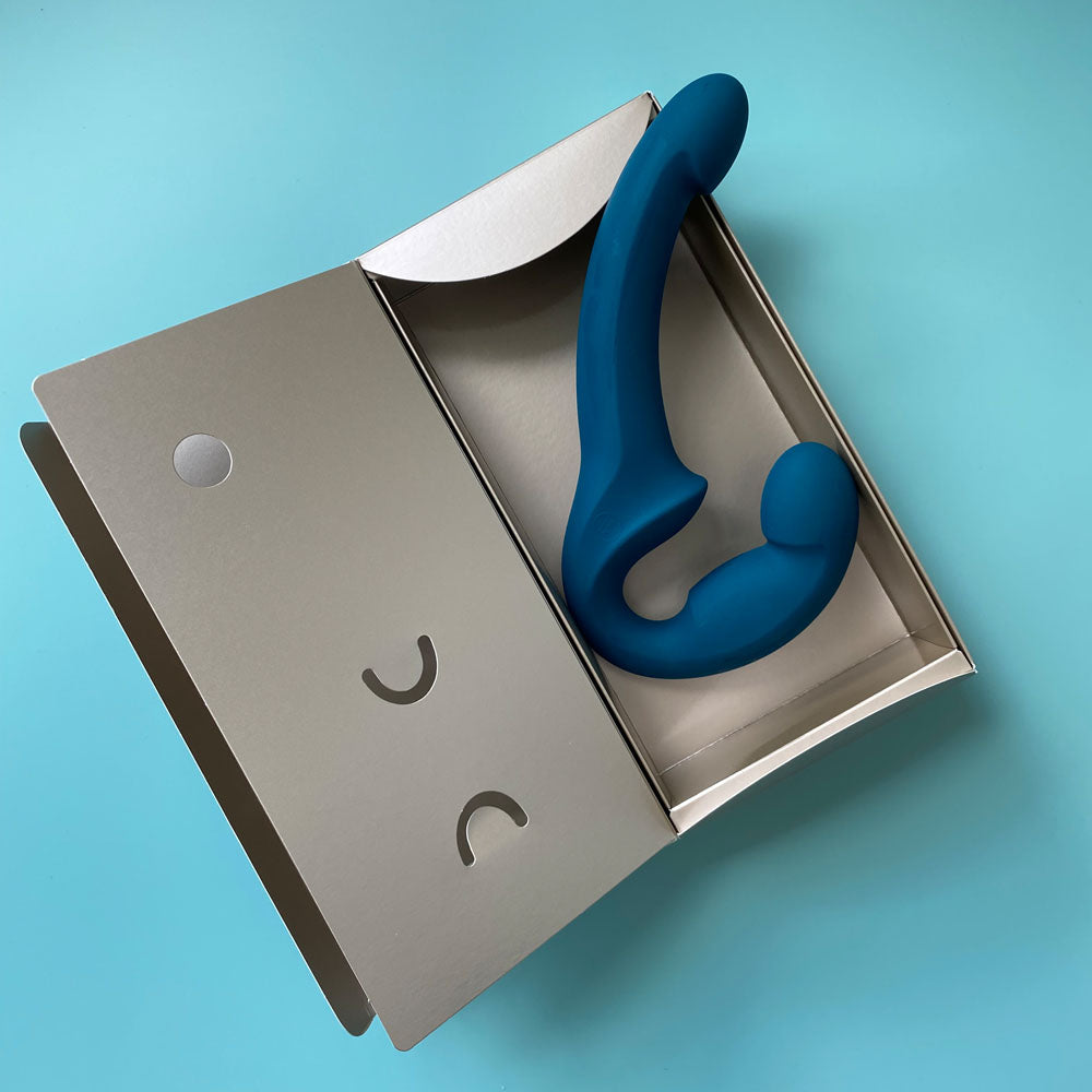 Fun Factory Share Lite - Strapless Strap-On - Posable Double Dildo