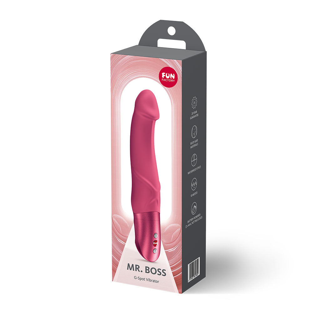 Fun Factory MR. BOSS G-Spot Vibrator 2026 - Raspberry