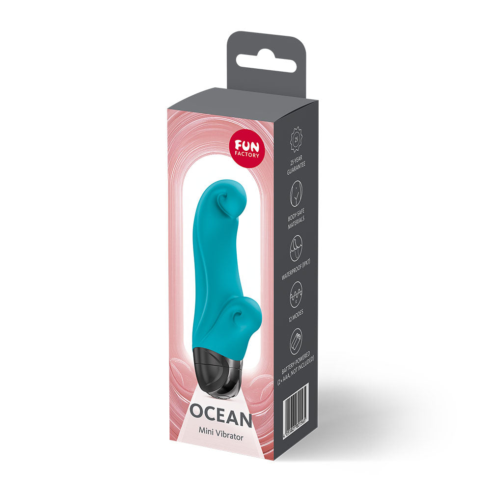 Fun Factory Ocean G-Spot Vibrator - Aquamarine