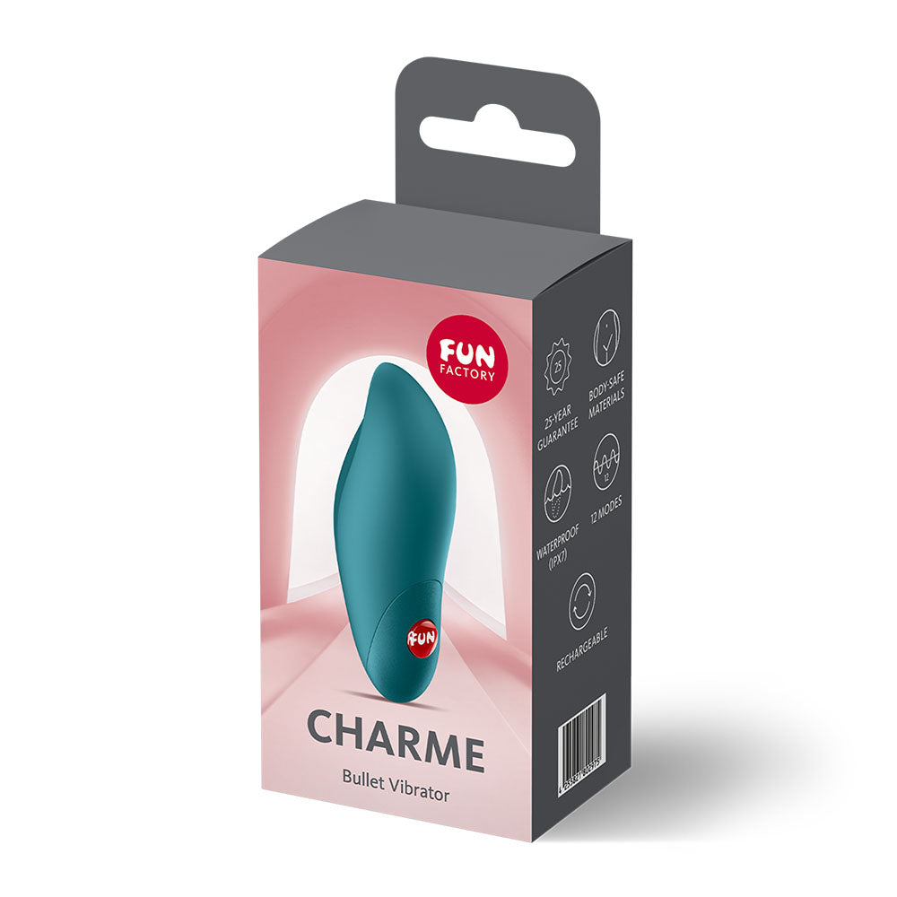 Fun Factory Charme Curved Bullet Vibrator - MULTIPLE COLOURS