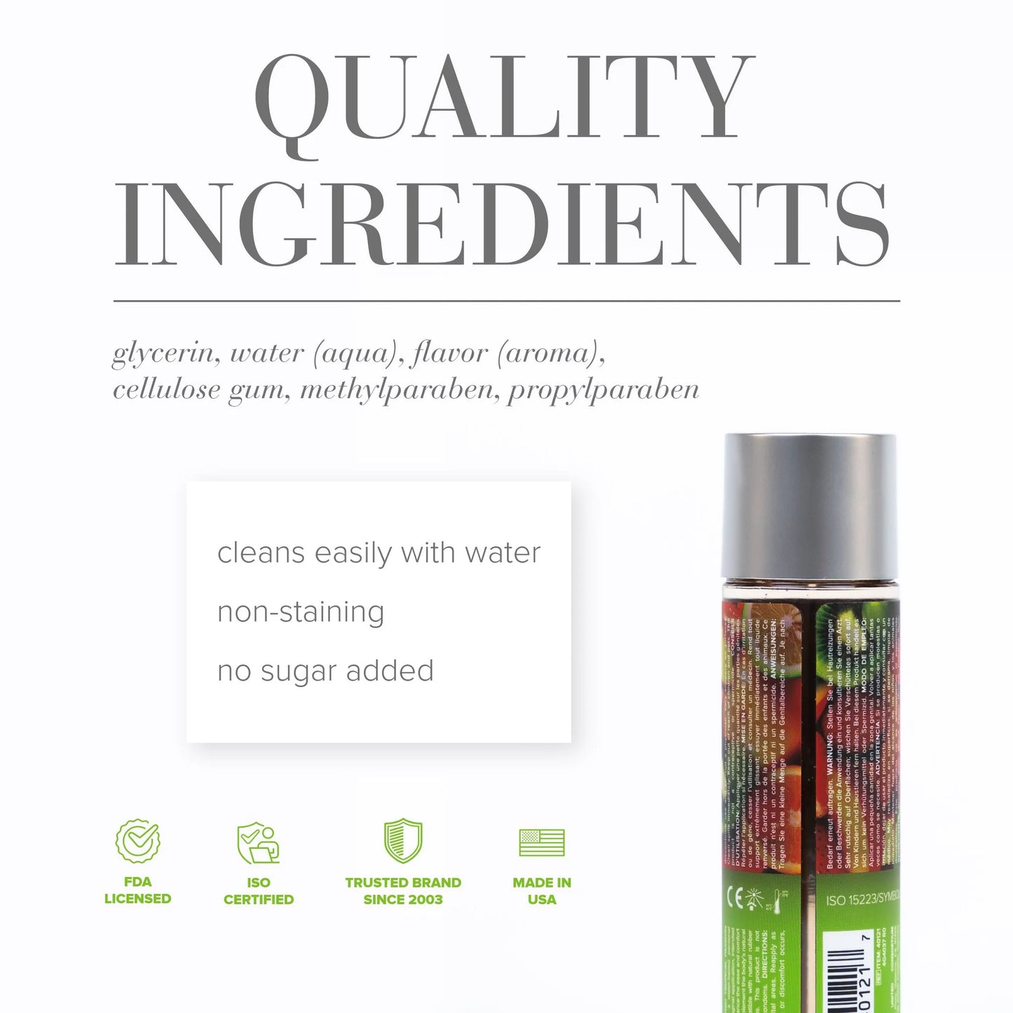 JO H2O Flavored Tropical Passion Lubricant 2oz/60ml