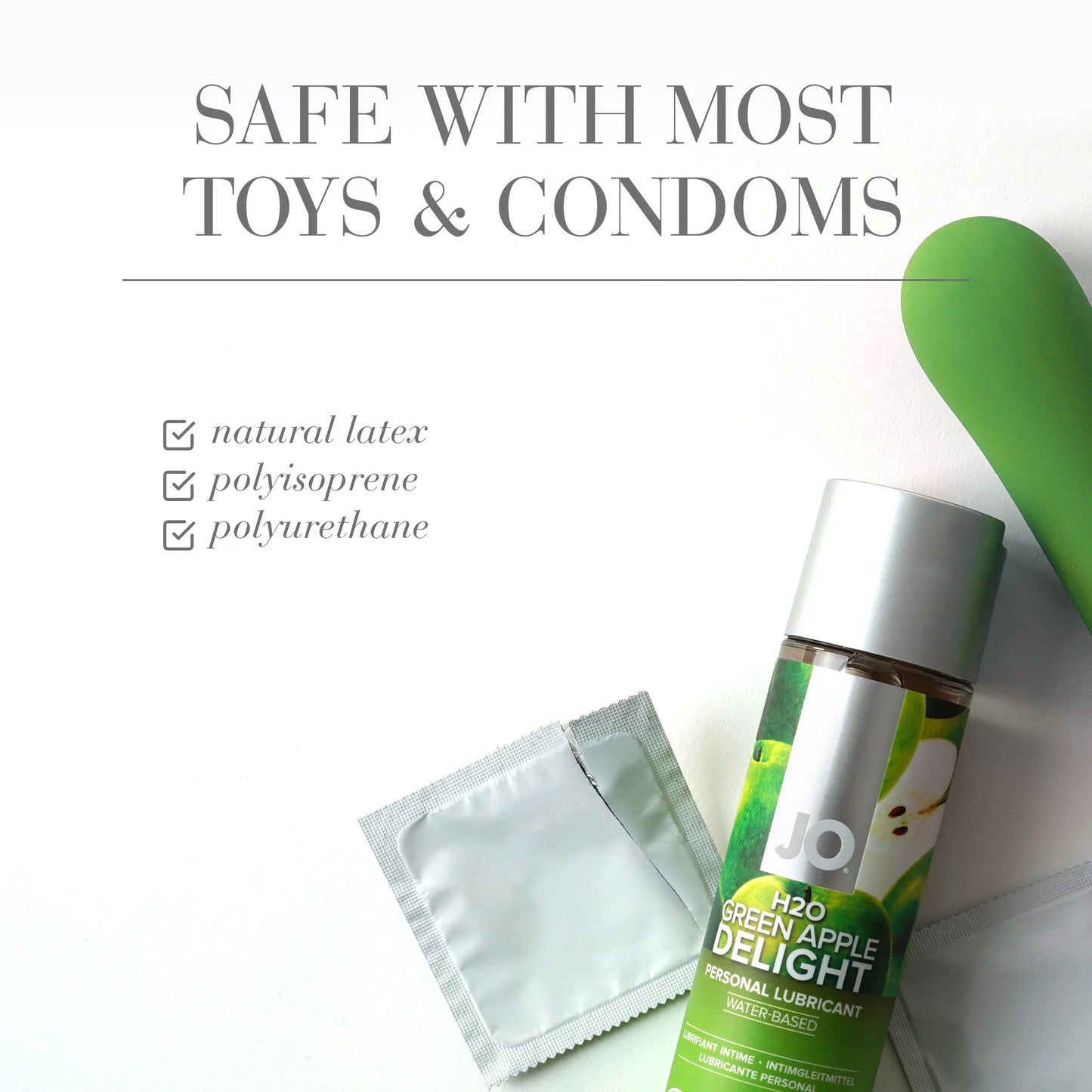 JO H2O Flavored Green Apple Lubricant 1oz/30ml