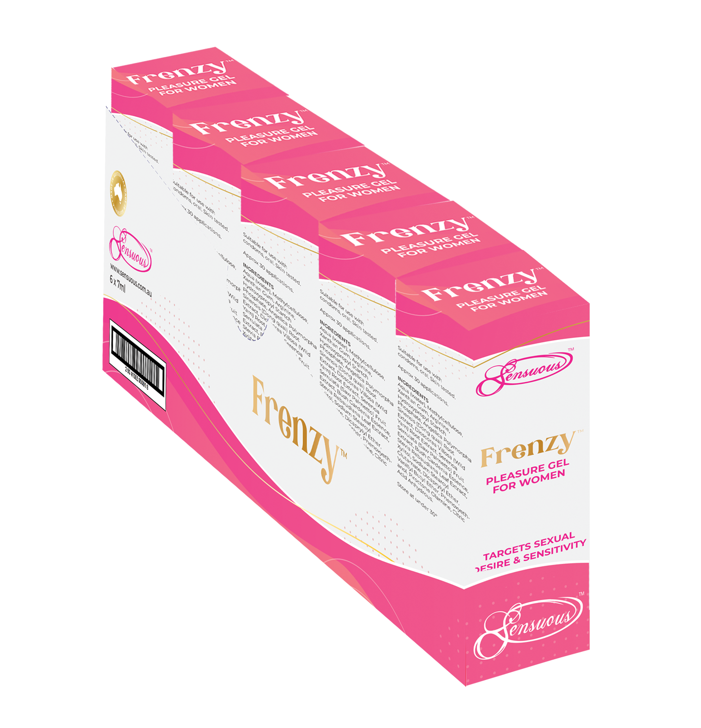 Sensuous Frenzy Extreme Pleasure Gel for Women 7ml (SFP - 6 Units)