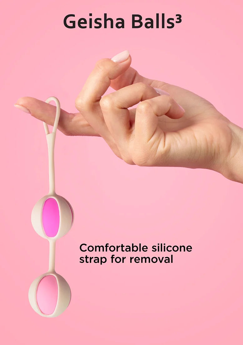 Gvibe Geisha Balls 3 Sugar Pink - Kegel Exercises