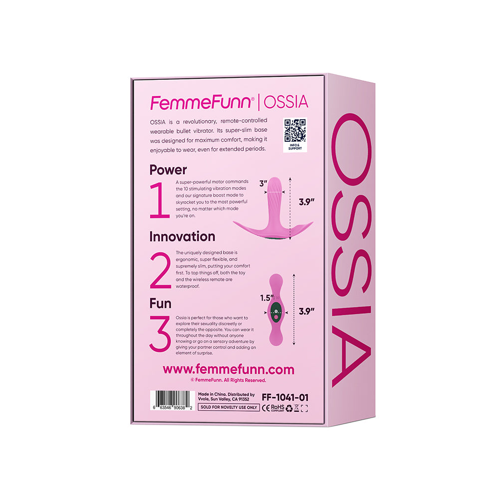Femme Funn Ossia Wearable Bullet Vibrator with Remote Control