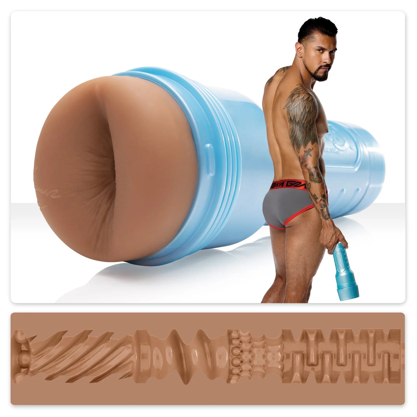 Fleshlight Fleshjack Boys Boomer Banks Sonic Boom Ass Masturbator