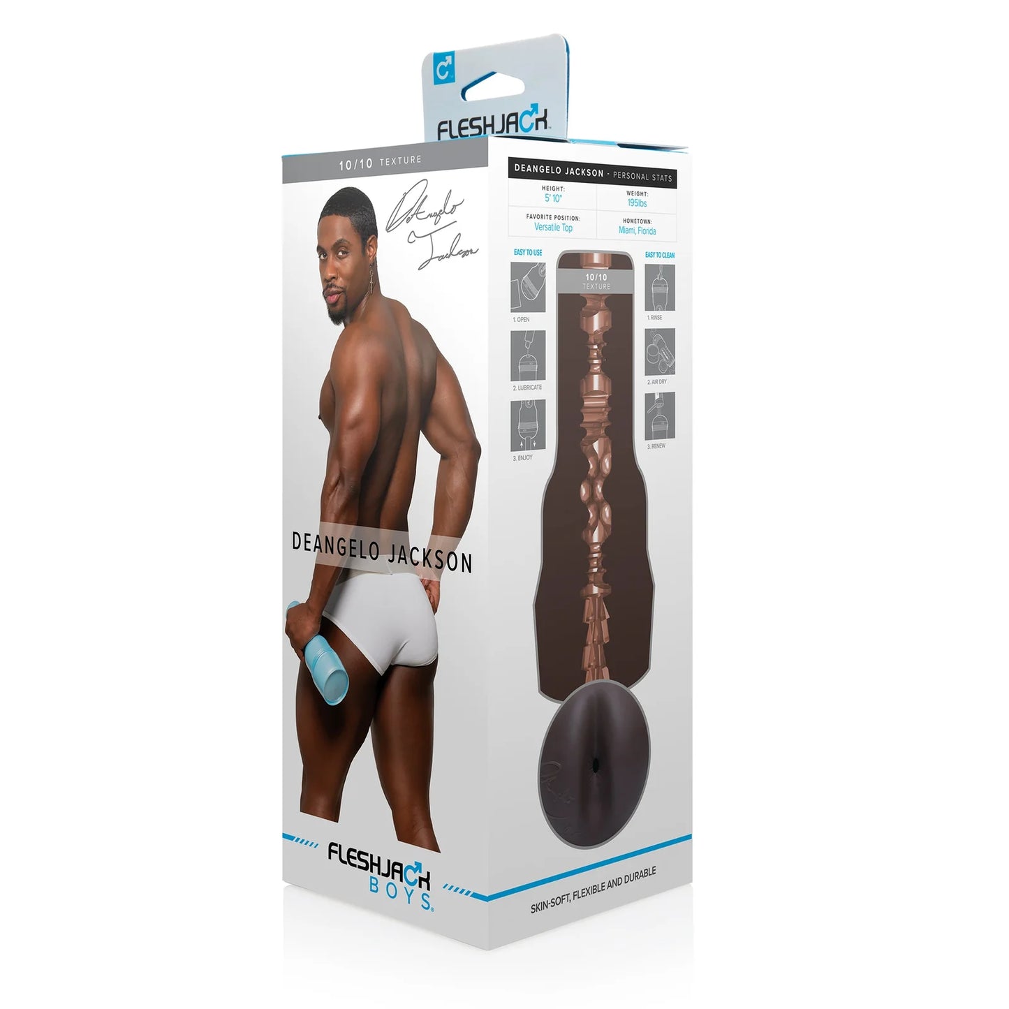 Fleshlight Fleshjack Boys DeAngelo Jackson 10/10 Ass Masturbator