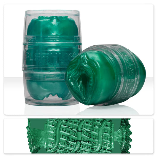 Fleshlight Quickshot Alien Green Metallic Lady/Butt Masturbator