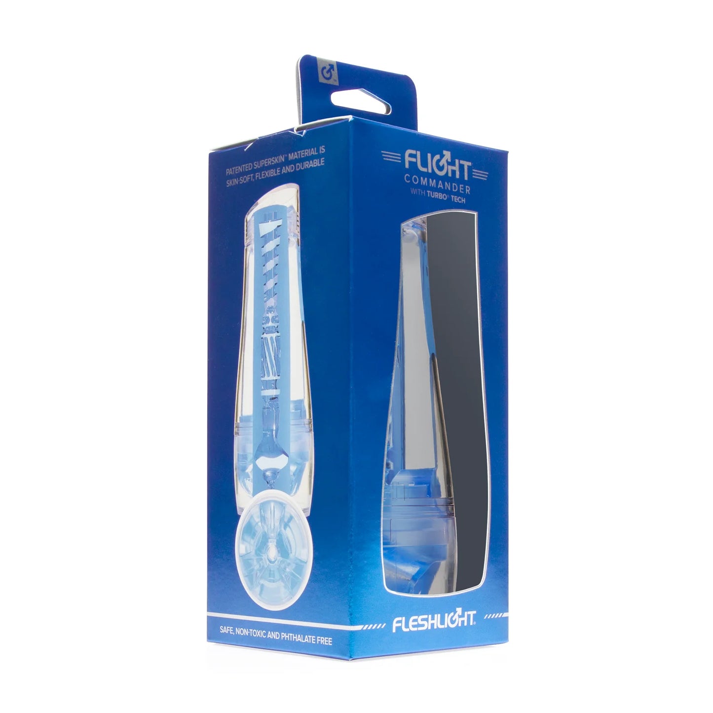 Fleshlight Flight Commander Clear Blue Ice Masturbator