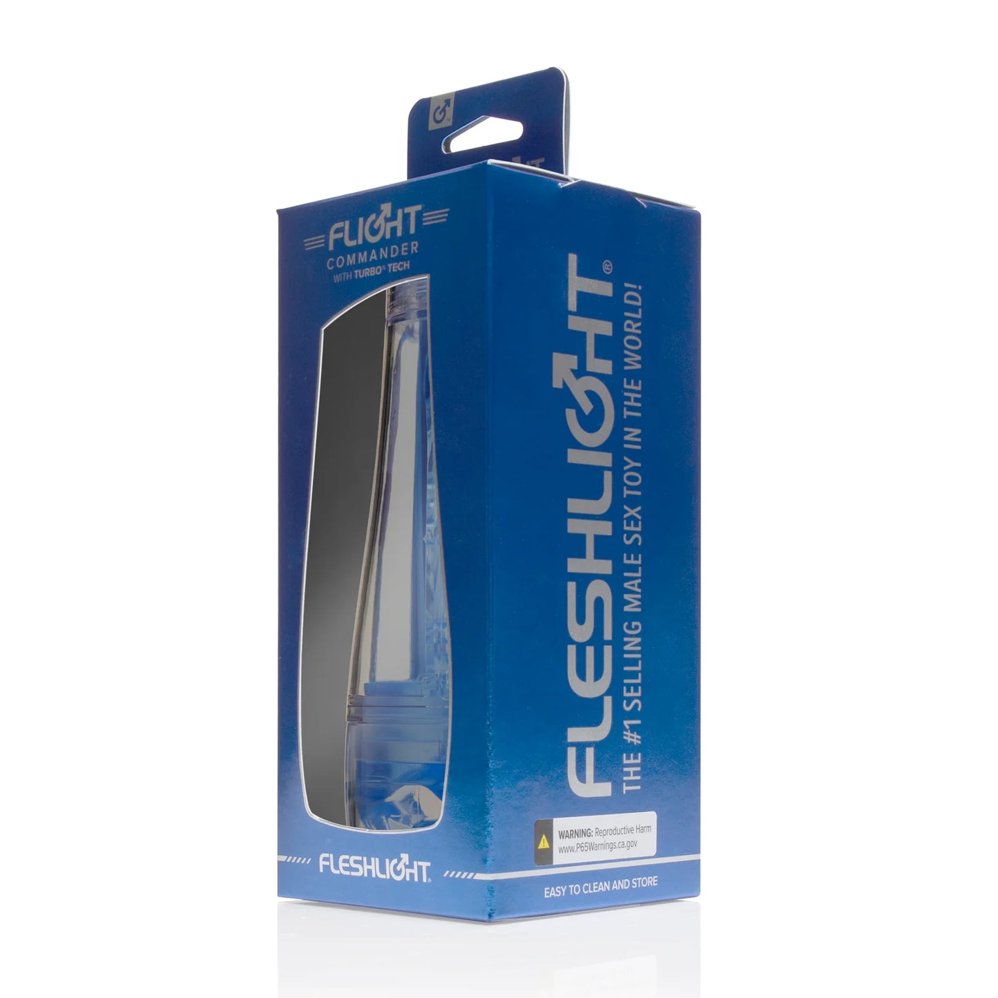 Fleshlight Flight Commander Clear Blue Ice Masturbator