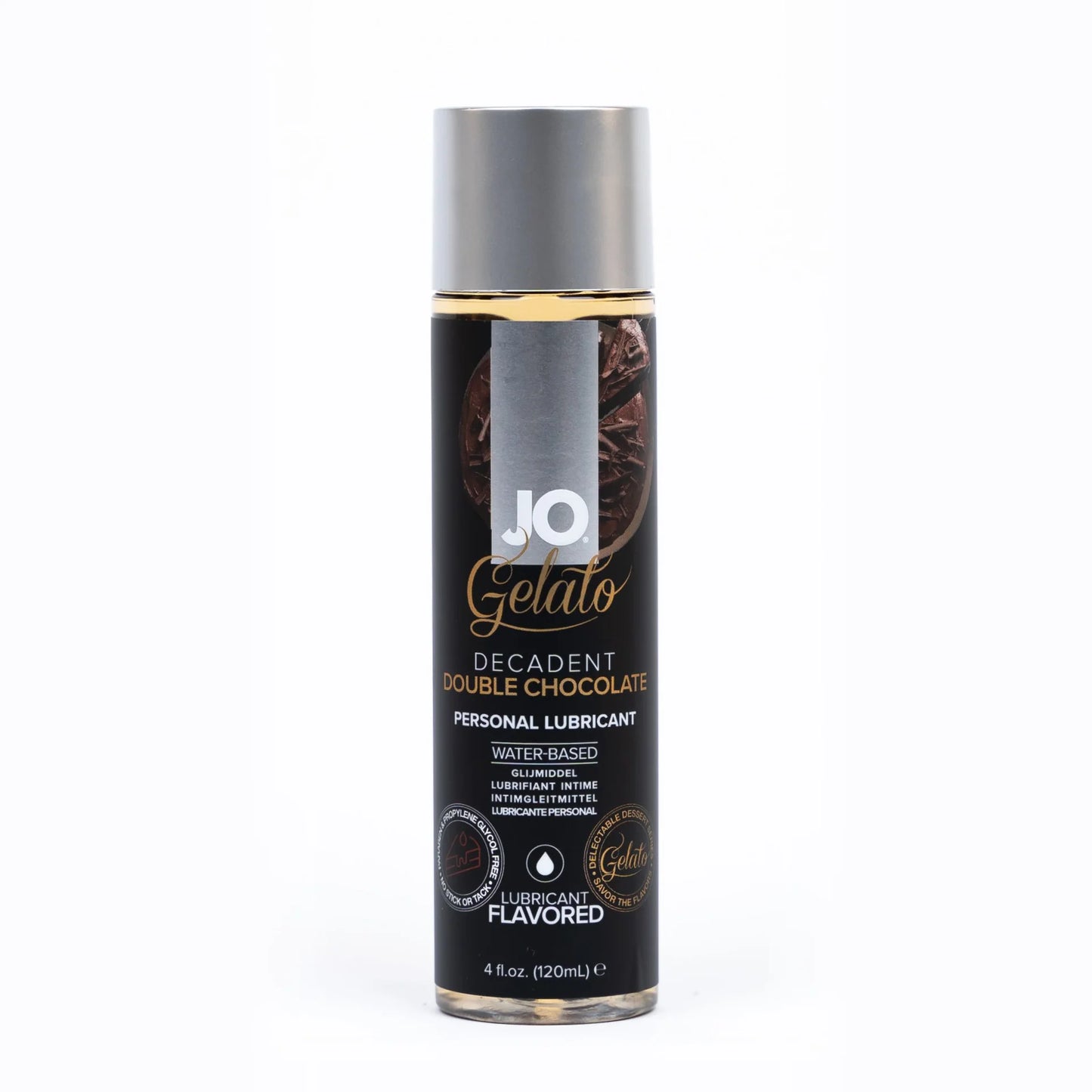 JO Gelato Decadent Double Chocolate Water Based Flavoured Lubricant 4oz/120ml