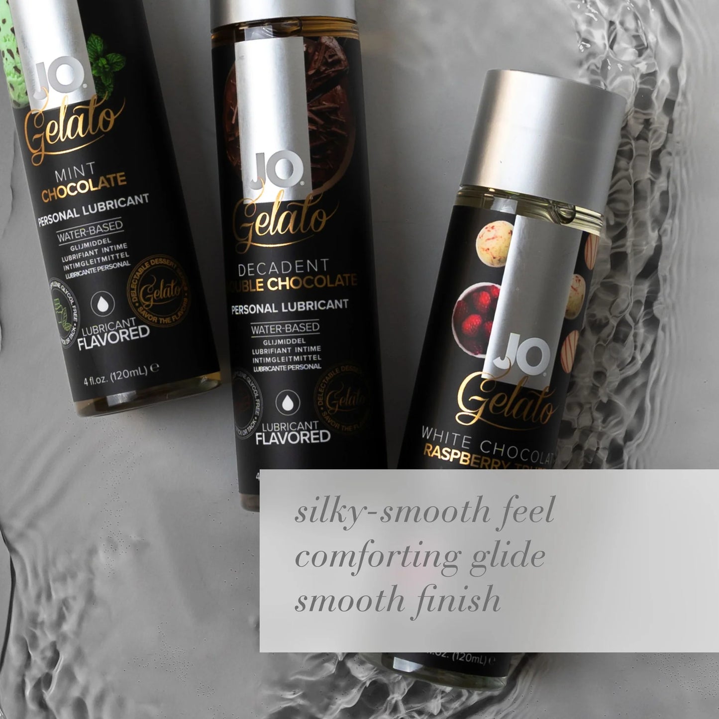 JO White Chocolate Raspberry Truffle Water Based Flavoured Lubricant 120ml