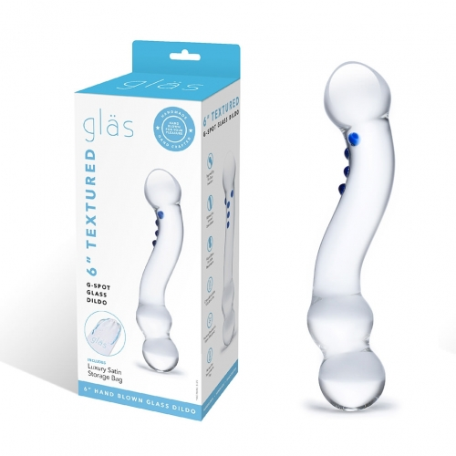 Electric EEL | GLAS 6" Textured G-Spot Dildo