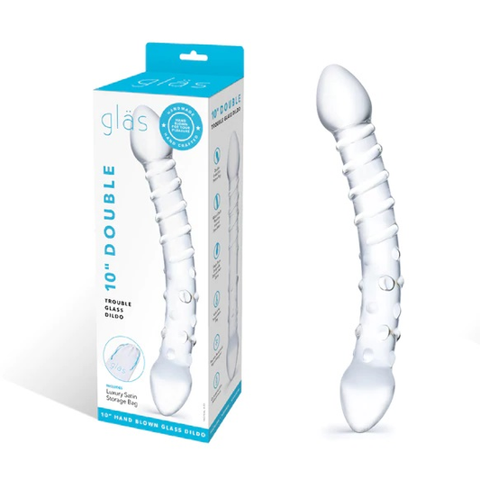 Electric EEL | GLAS 10" Double Trouble Dildo
