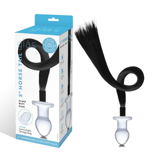 Electric EEL | GLAS 3" Horse Tail Butt Plug