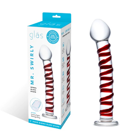 Electric EEL | GLAS 8" Mr. Swirly Dildo