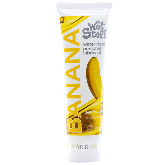 Wet Stuff Banana Water Based Edible Lube Lubricant 100g