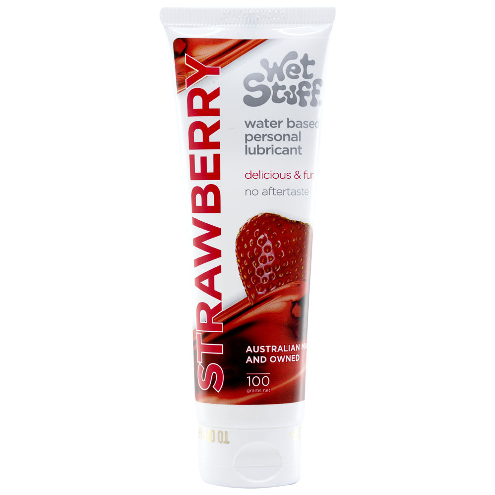Wet Stuff Strawberry Water Based Lube Lubricant 100g