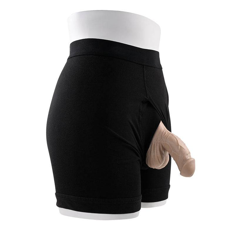 Gender X 4" SILICONE PACKER LIGHT Flesh 10cm Packer