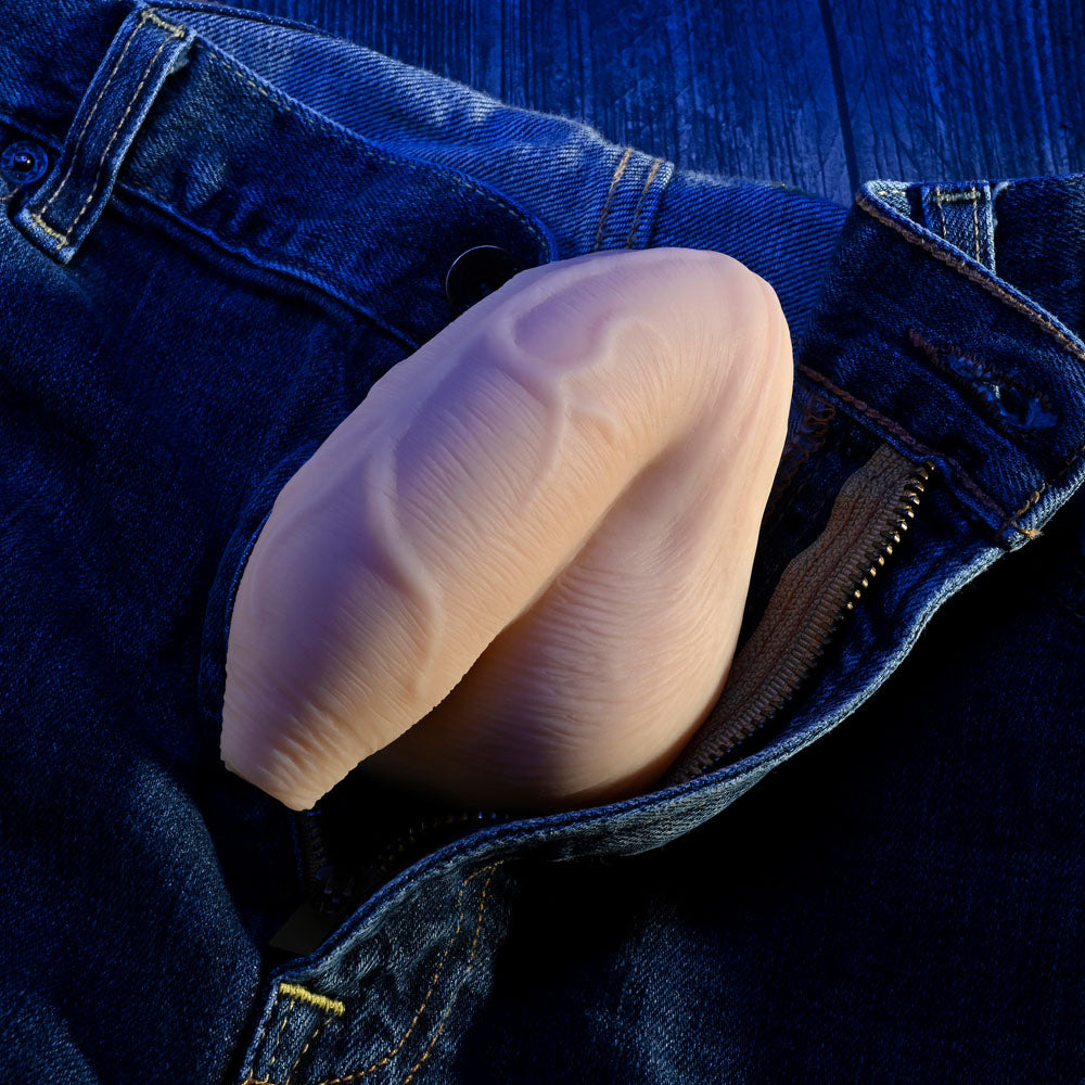 Gender X THE UNCIRCUMCISED PACKER - Light - Flesh 11.5cm Packer