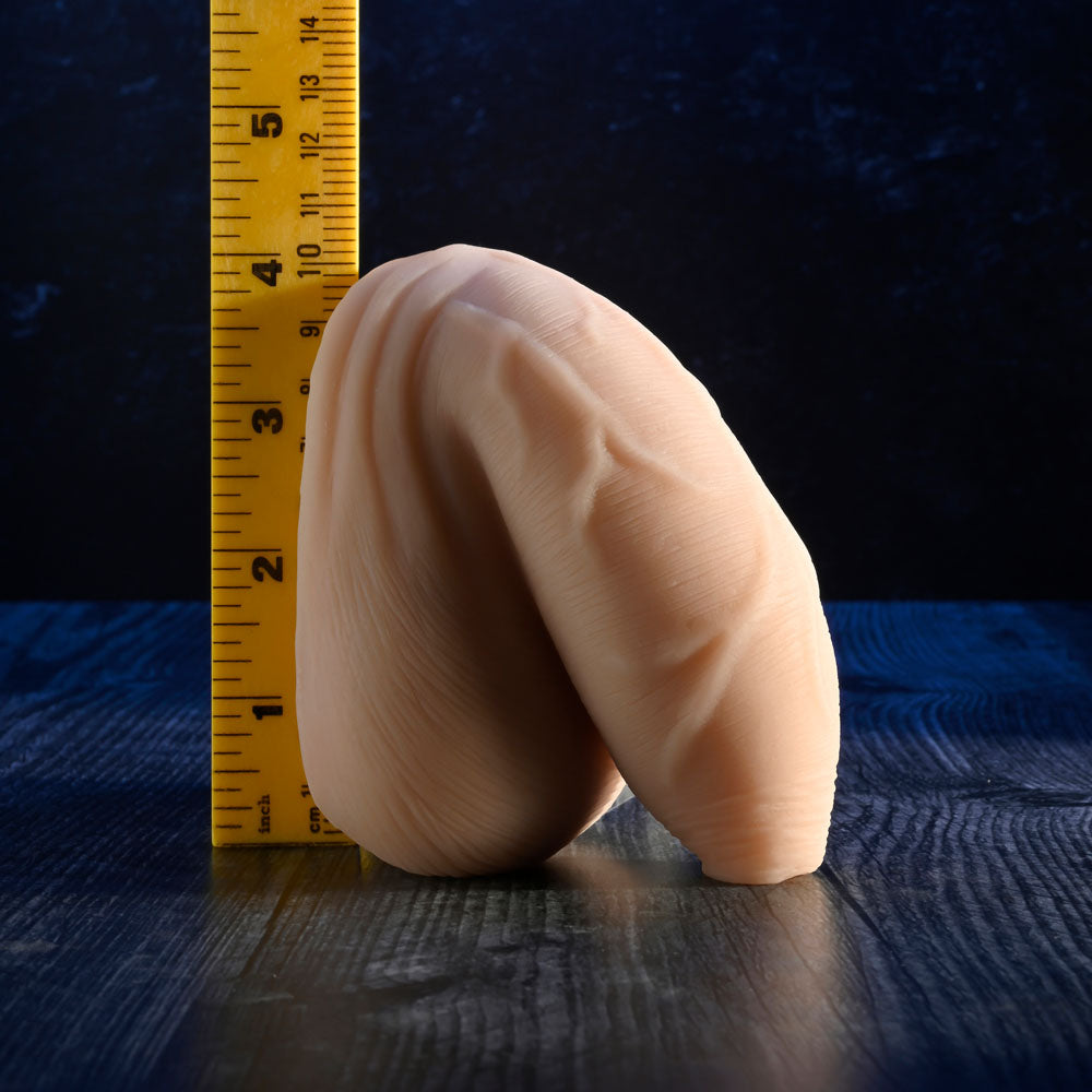 Gender X THE UNCIRCUMCISED PACKER - Light - Flesh 11.5cm Packer