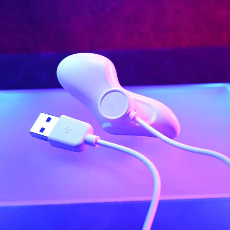 Gender X BEADED PLEASURE - Blue 11.4cm Vibrating Anal Beads with Remote