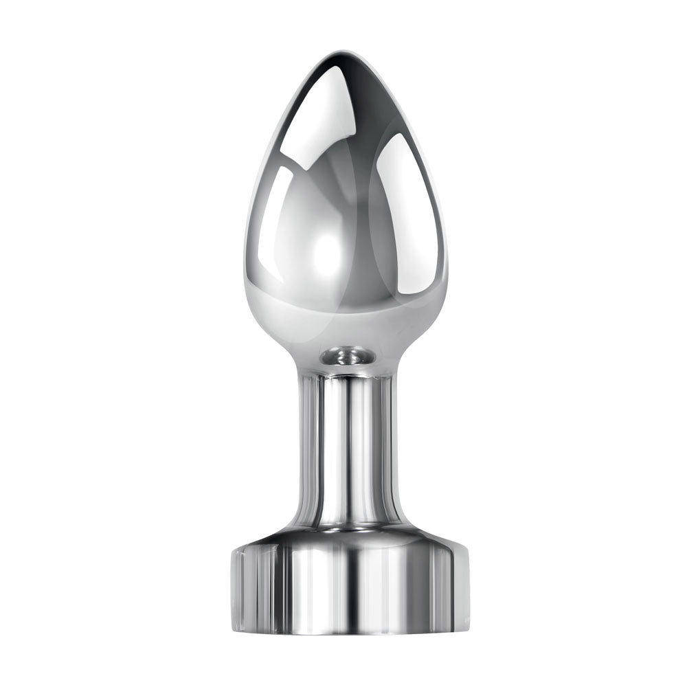 Gender X ROCKIN METAL PLUG MINI - Chrome 7.8cm Vibrating Mini Butt Plug