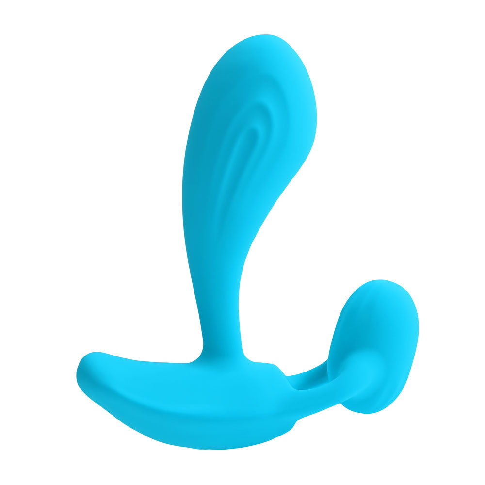 Gender X WEAR ME OUT - Blue 11.1cm Wearable Vibrator with Wireless Remote