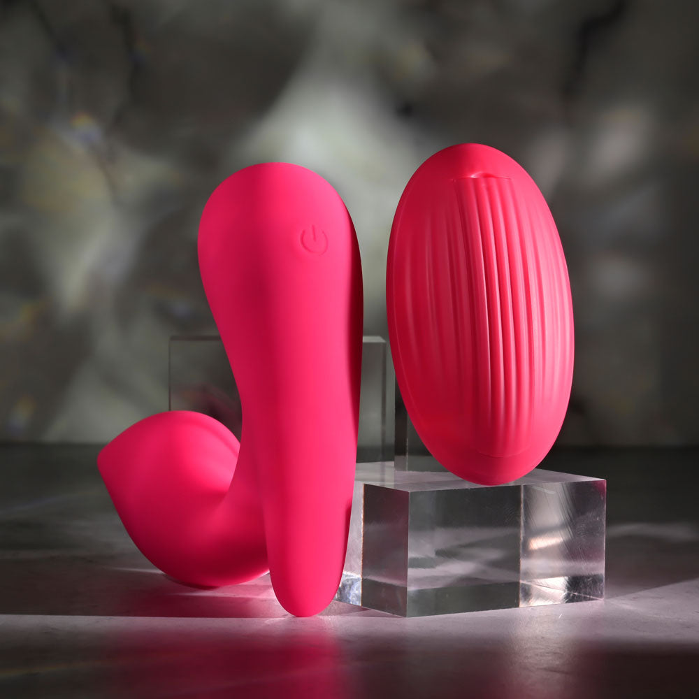 Gender X ALL ABOUT THE BASS - Pink Wearable Vibrator with Wireless Remote