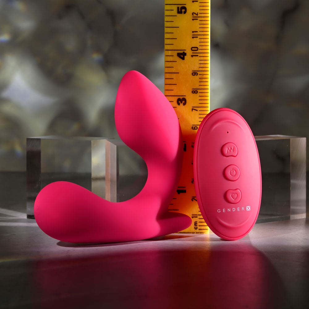 Gender X ALL ABOUT THE BASS - Pink Wearable Vibrator with Wireless Remote