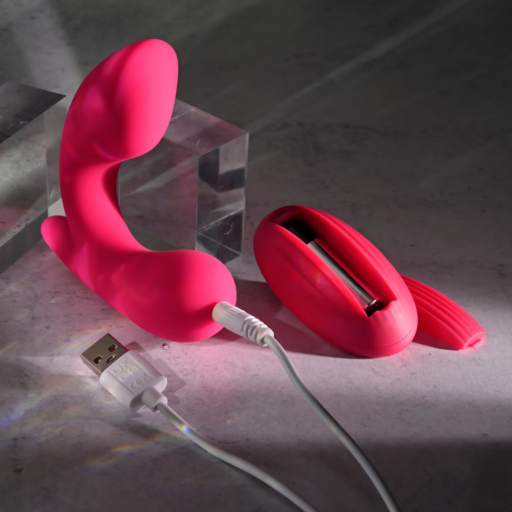 Gender X ALL ABOUT THE BASS - Pink Wearable Vibrator with Wireless Remote