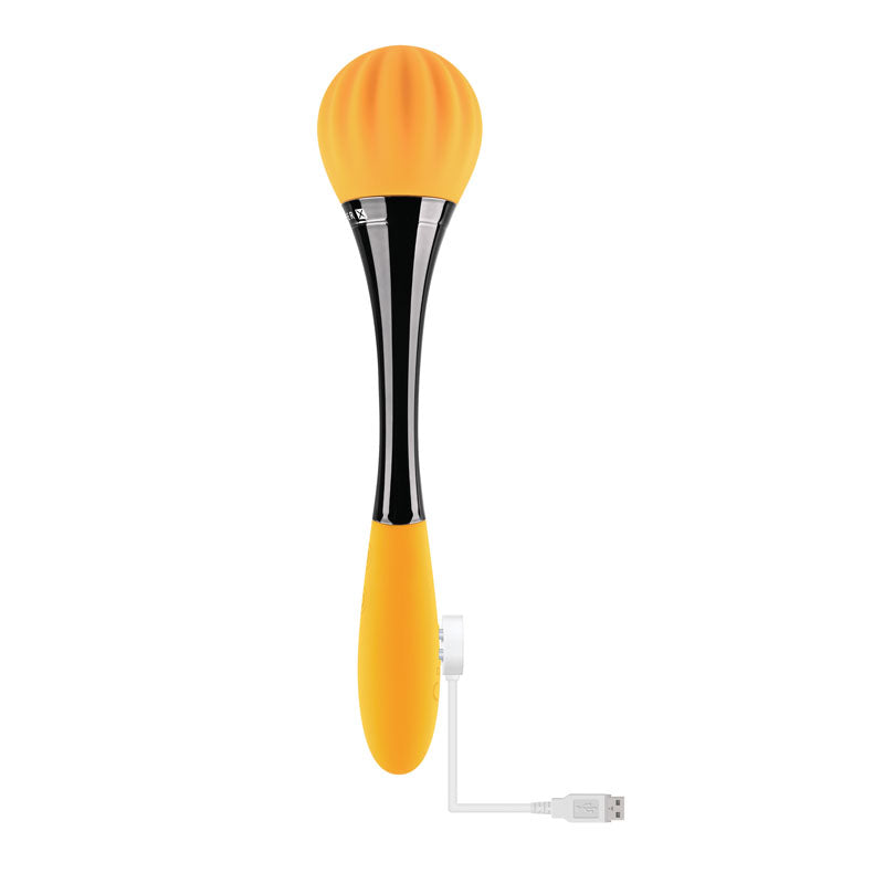 Gender X SUNFLOWER - Yellow 20cm USB Rechargeable Massage Wand